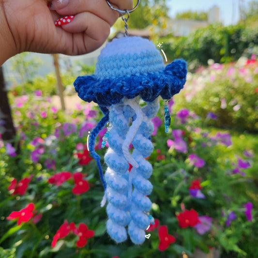 Jellyfish Keychain